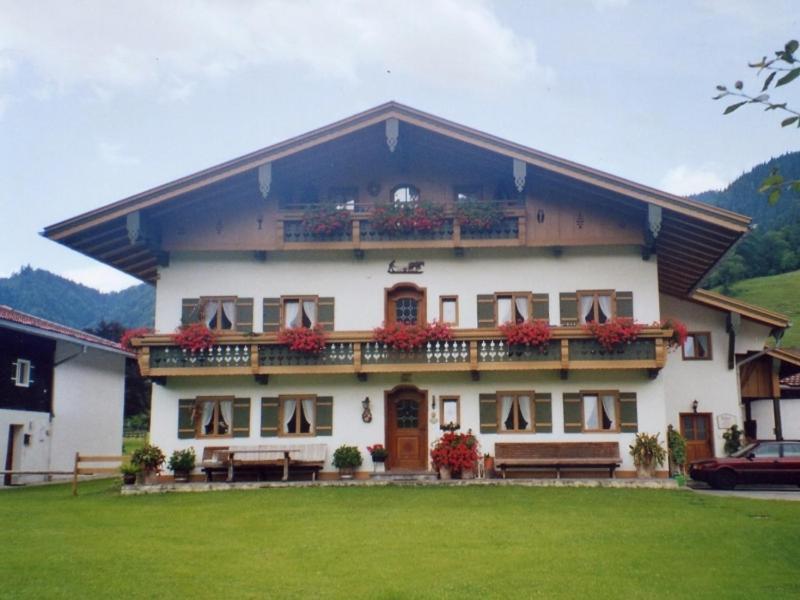 Ferienwohnung Schmid-Hof Oberwoessen Exterior photo